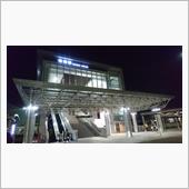 夜の高岡駅前をブラブラと．．