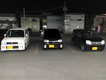 ムーヴ氏3台並ぶ。 の巻
