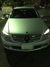出向後に洗車