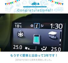 愛車と出会って3年！