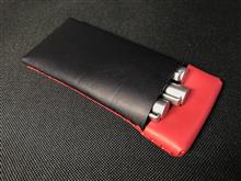 レザークラフト日記／無印良品ポケットペン用ペンケース