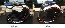 ヘルメットのモディファイ