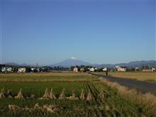 今朝の富士山