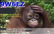 9W6EZ 局のeQSL