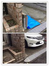 駐車場の間口拡大