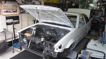 AE86 後期2ドア レビン フルレストア・コンプリートカー製作 その12「防錆ワックス」