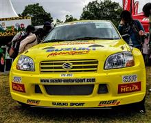 新城ラリーでのグッと来る展示車・・・JWRC SUZUKI  IGNIS Super 1600