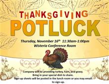  Thanksgiving Potluck😋