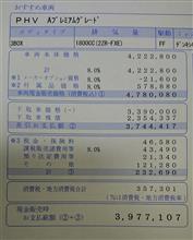 新車の見積書