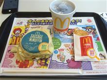 朝マックに避難中(^^;;