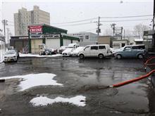 クルーズ 札幌は雪ですがヒデちゃん明日明後日が正念場！