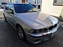 BMW E39 ヘッドライト光軸調整ロッド交換 10年後の再依頼