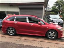 車高調整（全上げ）＆タイヤ交換