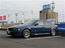 小さな補強パーツ...BMW E39　525　更にDrカーボン＋ビルシュタインエンジンフラッシング 