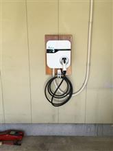 充電設備工事完了