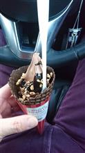 小停止のソフトクリーム