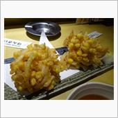 玉ねぎととうもろこしのかき揚げ