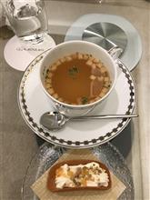 コンソメスープが美味しかったです。(^ ^)