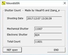 Ｄ８５０購入後３ヶ月経過、気になるシャッターレリーズ回数は．．． 