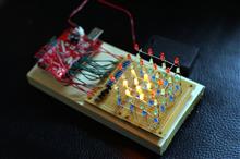 4*4*4 LEDキューブ作ってみた（Japanino大人の科学）