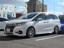 サスペンション交換　オデッセイRC1　TEIN　フレックスA車高調整キット