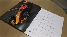 来年のカレンダー「マクラーレン　ホンダ」？