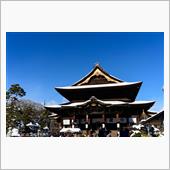 2017年末，雪化粧の善光寺！