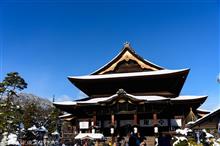 2017年末，雪化粧の善光寺！