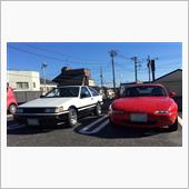 友人の86とツーショット