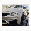 ブリスターフェンダーのBMW M4もアライメント〜