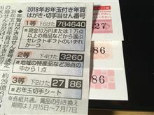 平成30年お年玉付き年賀 当選番号は…