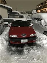 東京大雪の中で 東京大雪の中で
