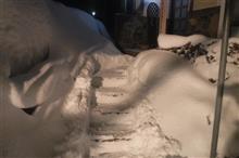 今朝も除雪