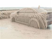 雪のあとは洗車しよう！ 
