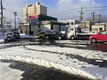 クルーズ 今朝は積雪ですが快晴です！