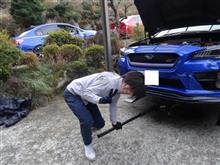 ブレーキをアップデートしていただきました。