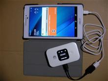 HUAWEI E5577をモバイルバッテリーとして使用