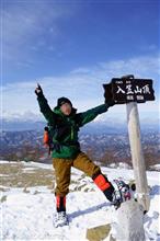 奥さんの冬山デビューは，やっぱり入笠山でした！