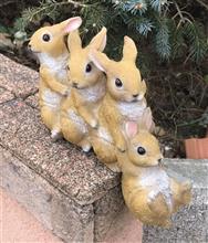 玄関周り…うさぎさん達、仲間入り 玄関周り…うさぎさん達、仲間入り