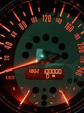 100000キロ到達♪(&#180;ε｀ )