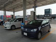 燃費記録を更新しました！（up!君、3回目の給油：ODO 726km）