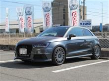 補強パーツ...無い物ねだりで...AUDI S1　ISWEEP+K-SPORTS