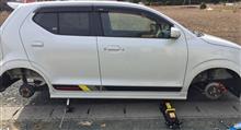 スタッドレス外して、掃除して、車高イジって、プチオフして…って結構楽しめました。 スタッドレス外して、掃除して、車高イジって、プチオフして…って結構楽しめました。