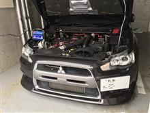 クルーズ  エボX バッテリー充電開始！