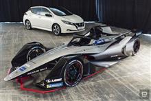 日産がフォーミュラE参戦マシンを公開。市販EV「リーフ」の開発ノウハウ注ぎ込み勝利を狙う