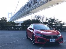 シビックハッチバック FK7 フレームレッドに試乗