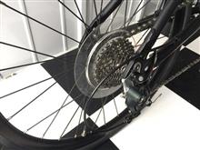 ホイールの円盤(スポークプロテクター)撤去 @ DAHON Visc EVO