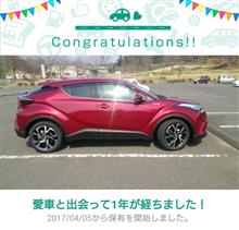 愛車と出会って1年! 愛車と出会って1年!