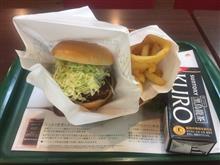 ロースカツバーガーと鬼ポテのセット