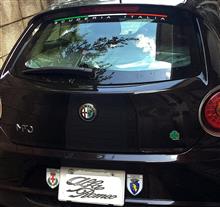 MiTo ステッカー 貼ってみた! MiTo ステッカー 貼ってみた!